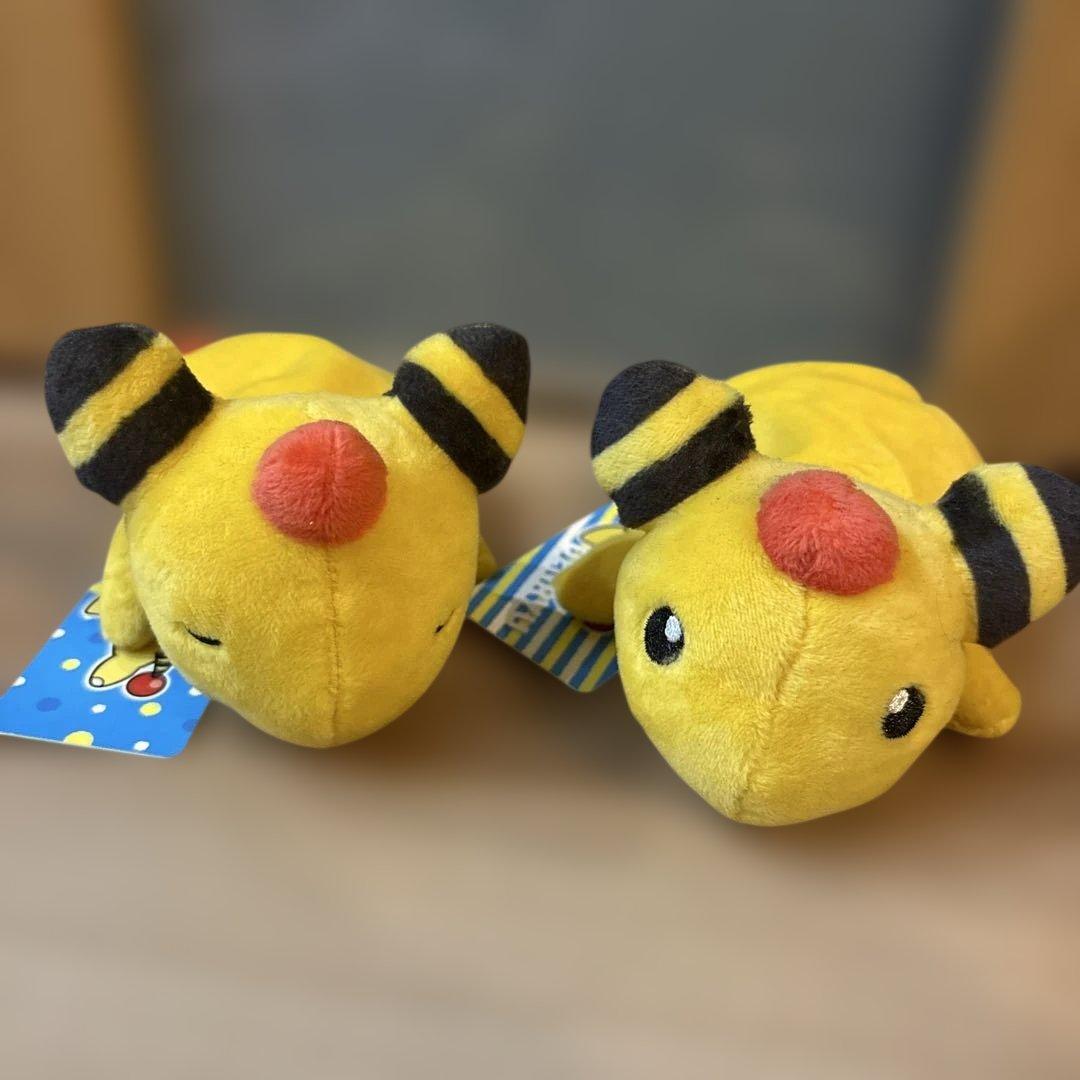 ポケモン ぬいぐるみ くったり デンリュウ ねてる おきてる