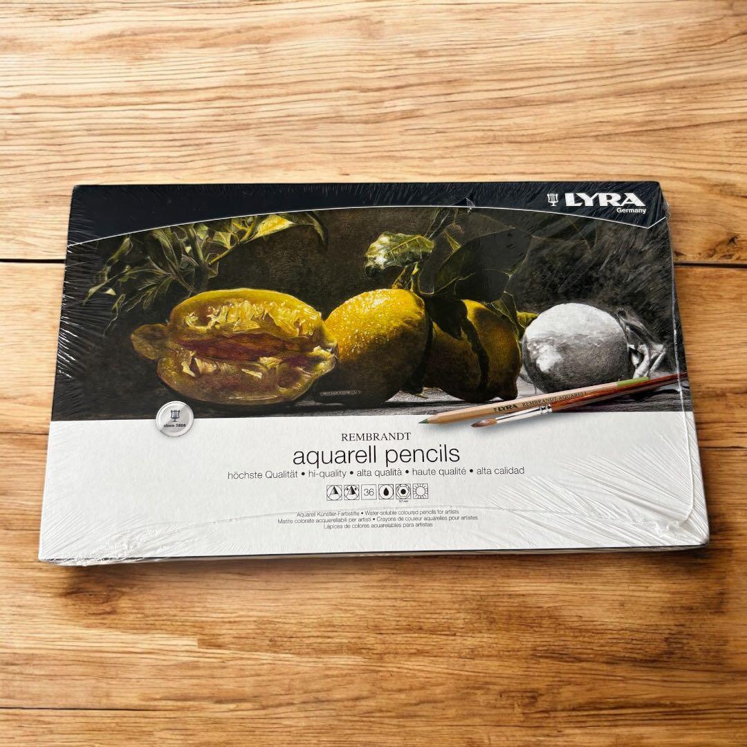 新品★LYRA リラ アクアレル 水彩色鉛筆 36色 メタルボックス　ドイツ製