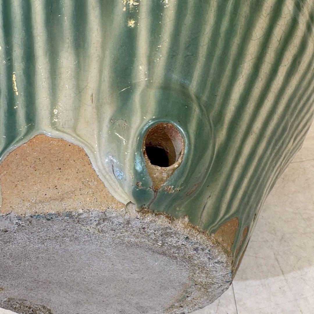 信楽焼 大壷 水瓶 陶磁器 壷 茶壷 酒壺 茶道具 雨だれ