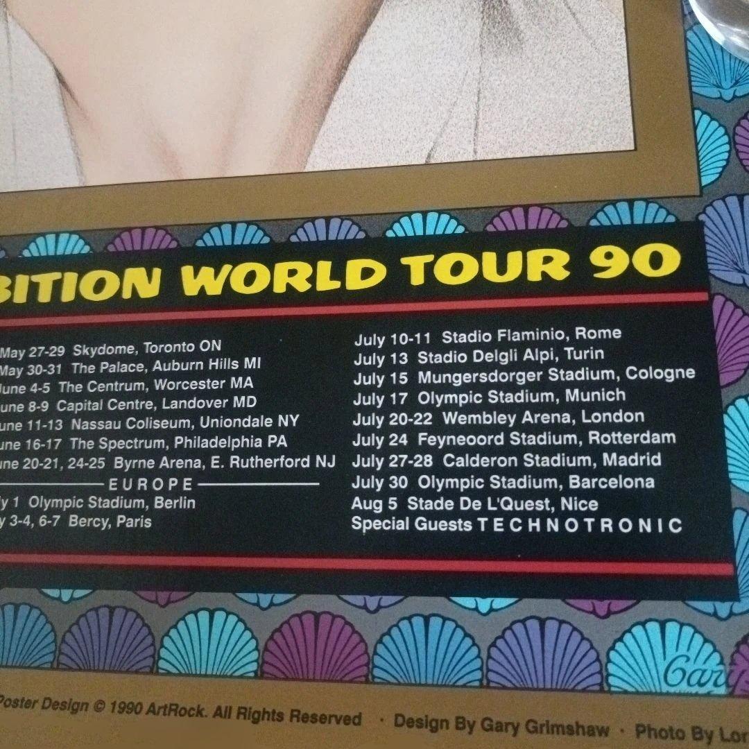 MADONNA ポスター 1990 ワールドツアー オリジナル