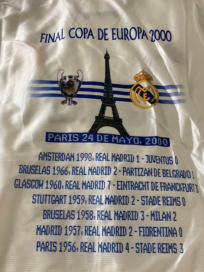 adidas レアル・マドリード　ユニフォーム　タグ付き