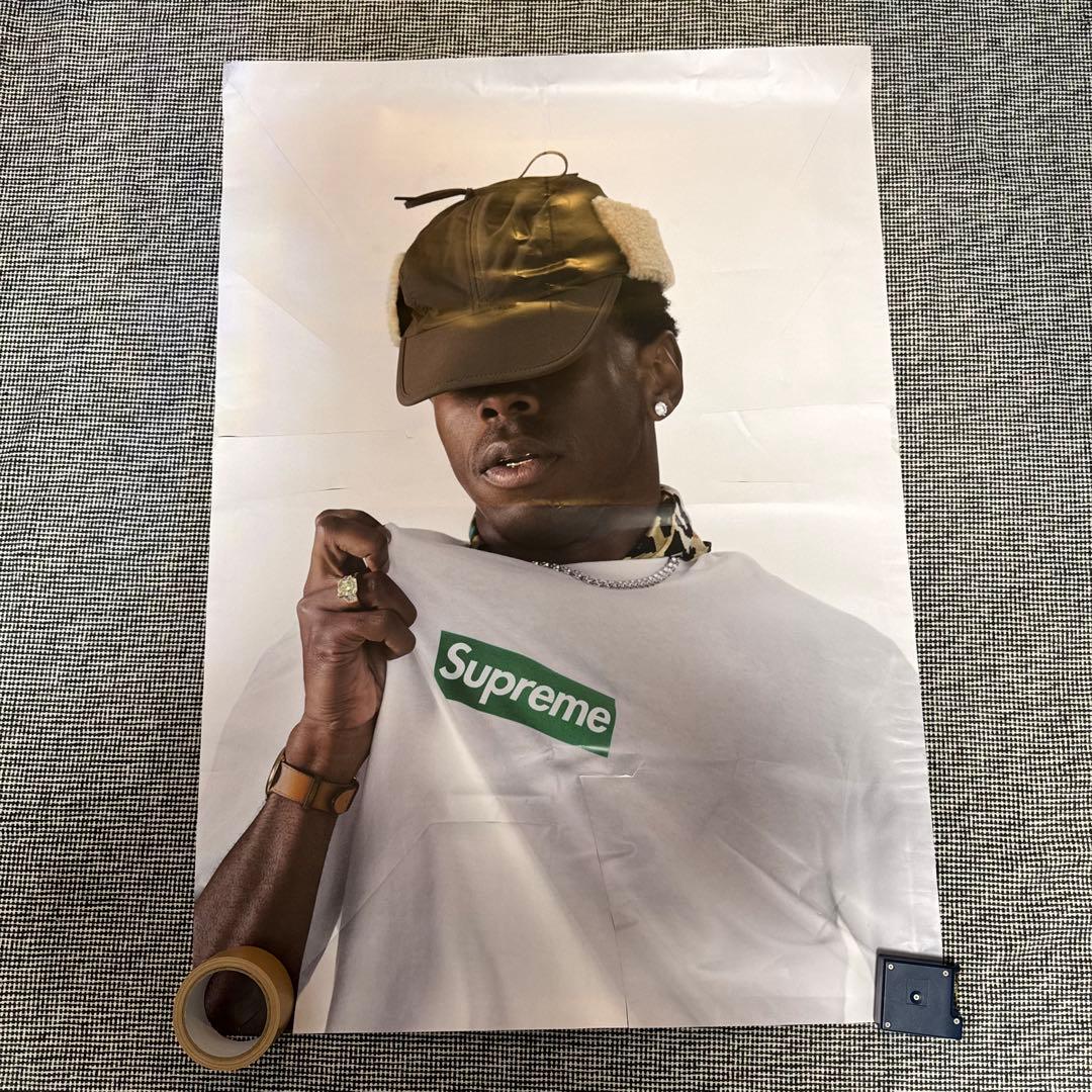 Supreme Tyler The Creator poster 破れあり