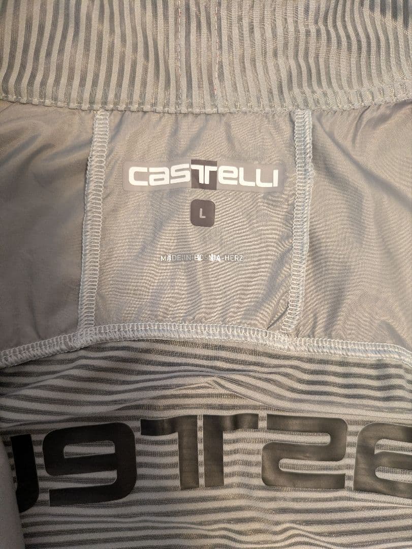CASTELLI ARIA VEST ( アリア ベスト ) シルバーグレー L
