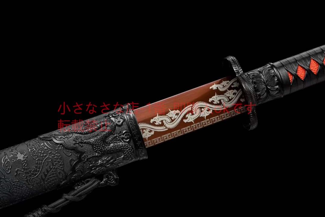 【黒金古刀―血龍戦刃】 古兵器 武具 刀装具 日本刀 模造刀 居合刀