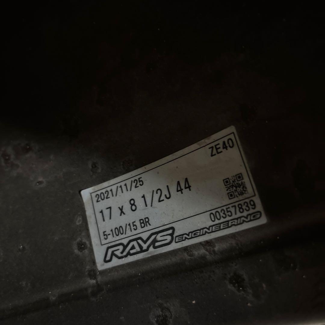 RAYS ZE40 17インチ4本セット