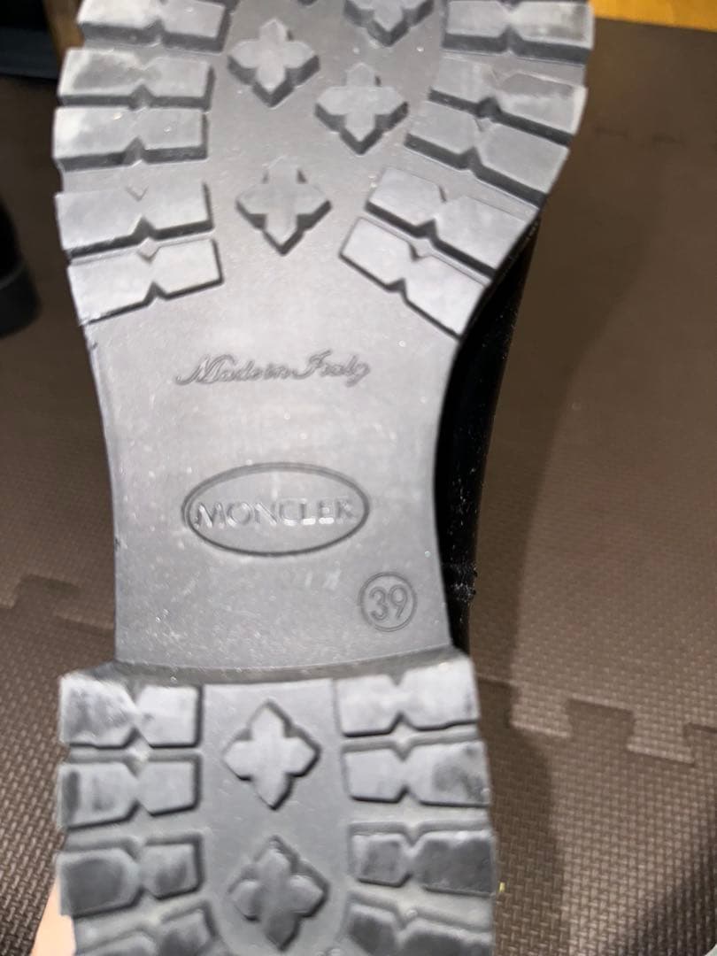 まみこさんに捧ぐ MONCLER ブラック レインブーツ size 39