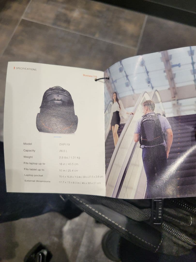 EVERKI TRACKMAN ブラックバックパック