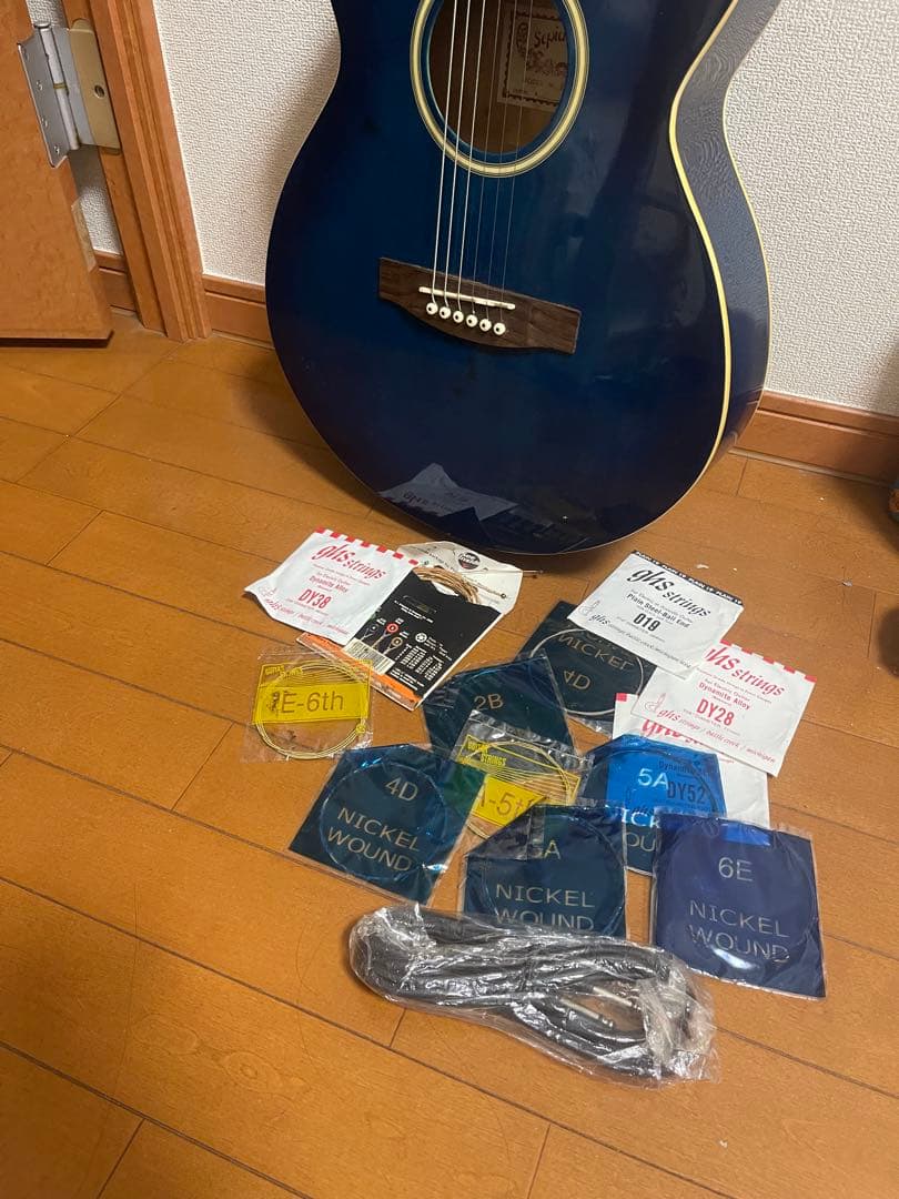 Sepia Crue EAW-180-BLS エレアコ ギター ブルー