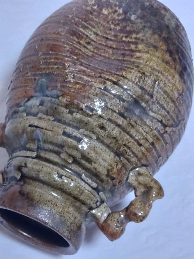 古物　信楽焼　伊賀焼　花入れ　飾り壺