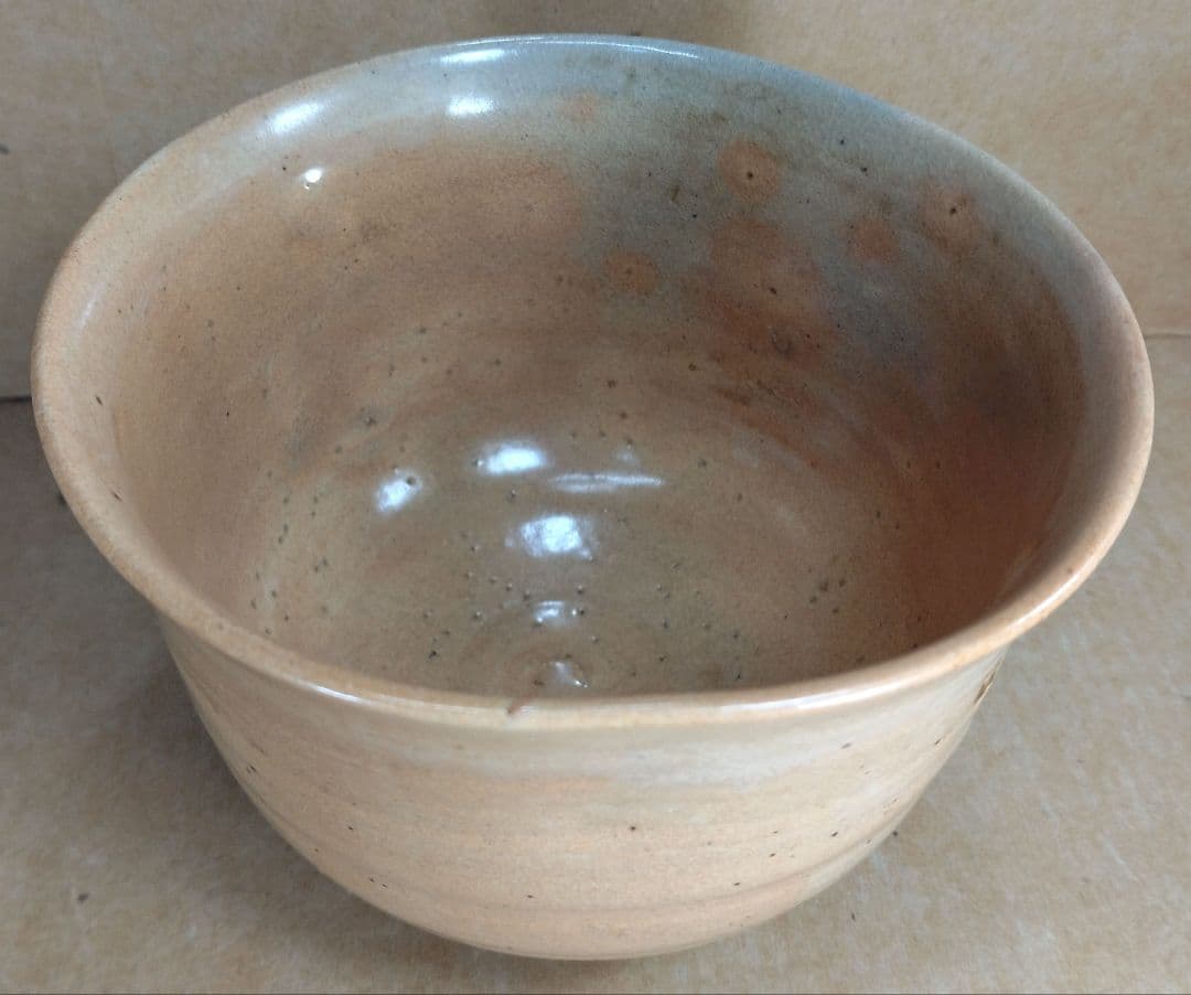 野々村仁清 御本写立鶴茶碗 二世黒田陶々庵識箱 最明庵蔵印 細野燕台所持 仁清銘