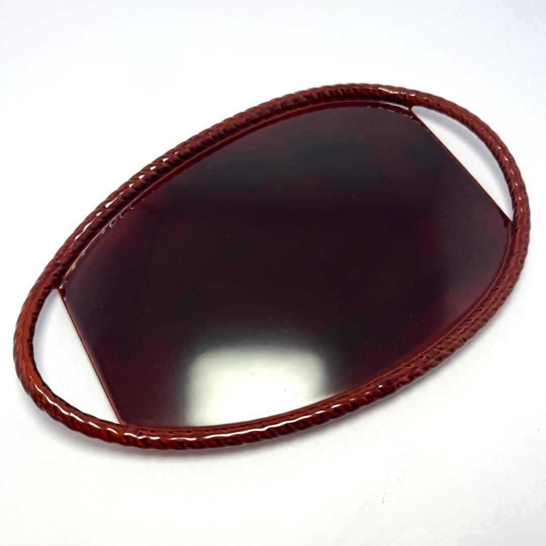 新品未使用 越前漆器 松田宝仙 縄漆 天然木 プレート 漆 6点セット 伝統工芸