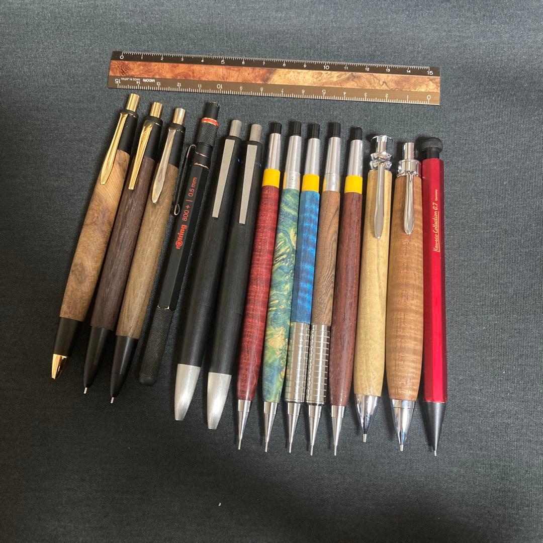 木軸シャーペンまとめ売り　ロットリング800 カベコスペシャル