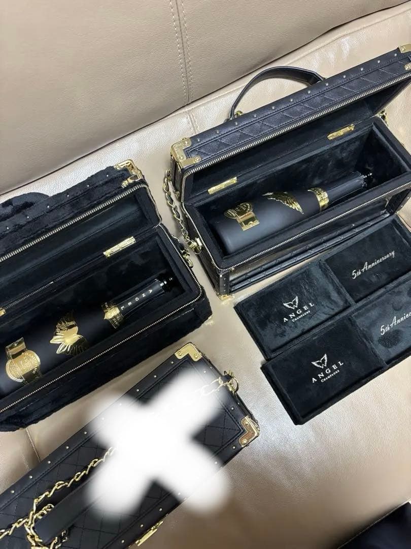 エンジェルシャンパン　空箱　空瓶　5周年 限定品 2セット