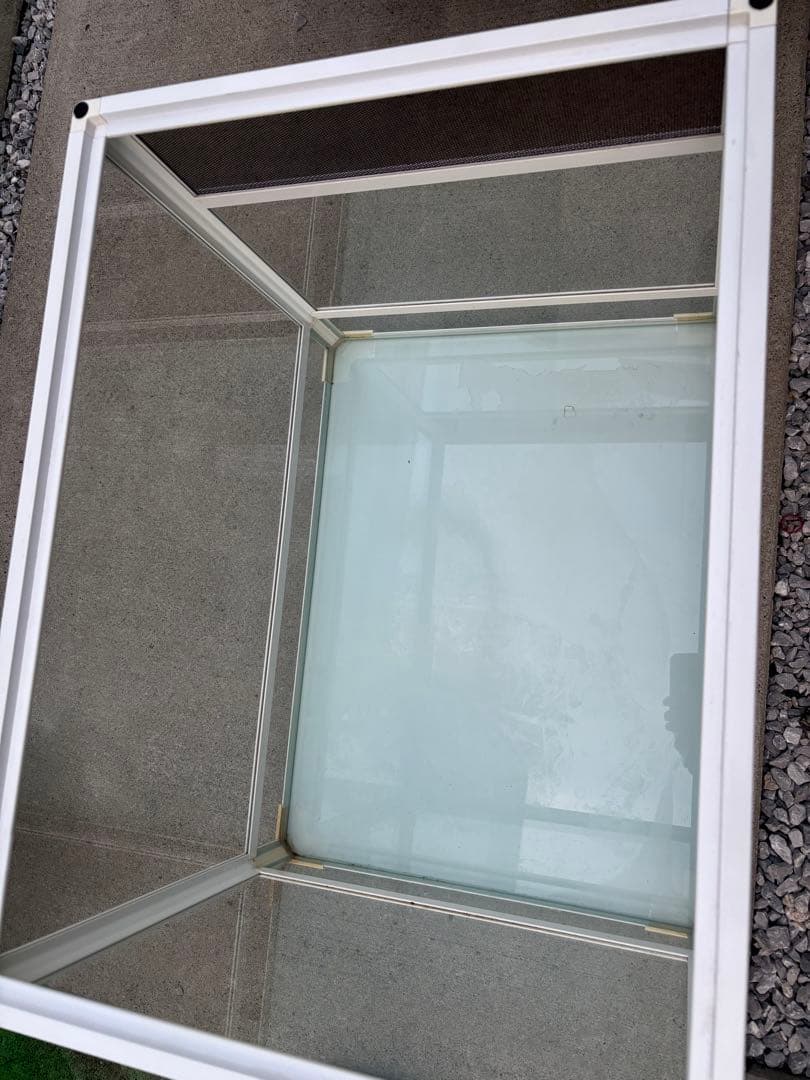 爬虫類　ゲージ　ガラスケース　爬虫類ケージ　三晃商会　ホワイト　ＷＨ６０４５