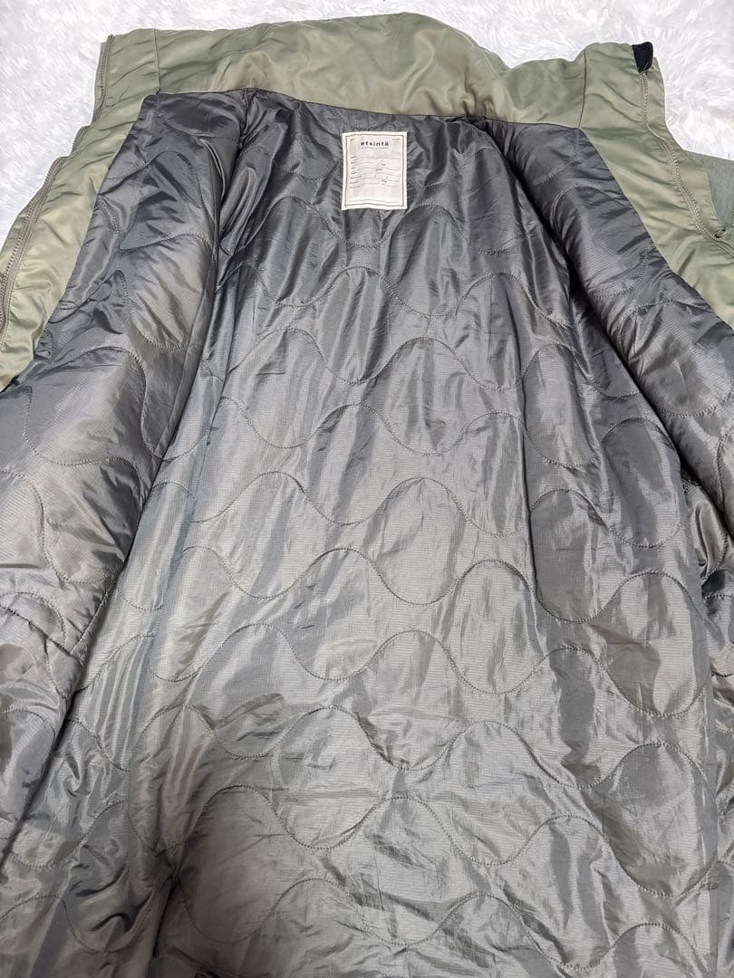 美品　完売etsinta モンスター中綿オーバーコート