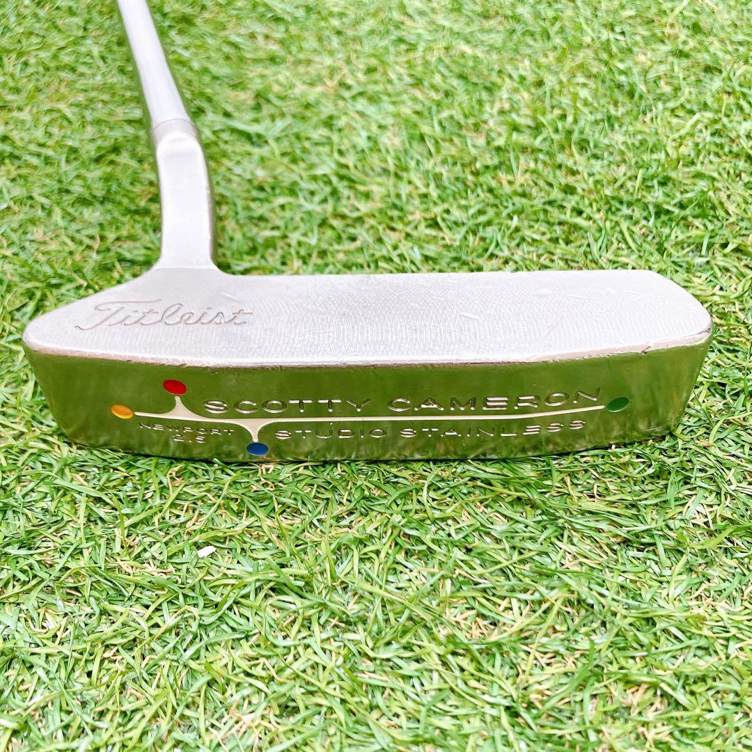 【レフティー】スコッティキャメロン　スタジオステンレス　ニューポート　パター