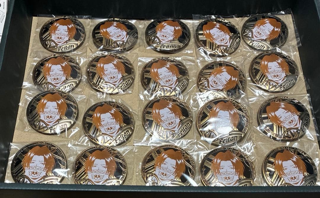 HUNTER×HUNTER 彫金シリーズ　フェイタン　缶バッジ　セット　中国