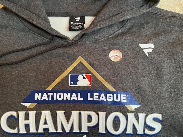 大谷翔平NLCS優勝記念Fanaticsロッカールームフーディ選手着用限定品L