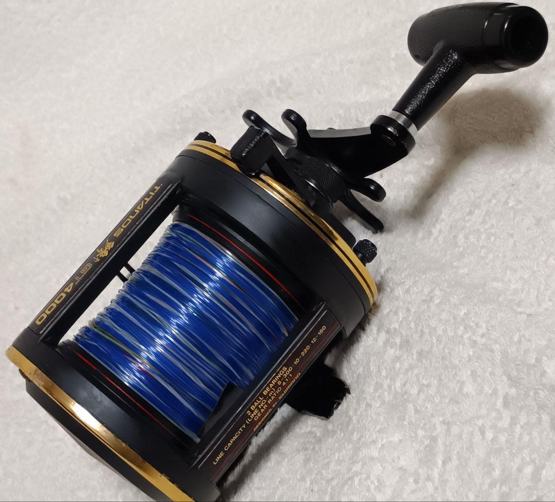 シマノチタノス鯵GT4000良品！新品ライン付