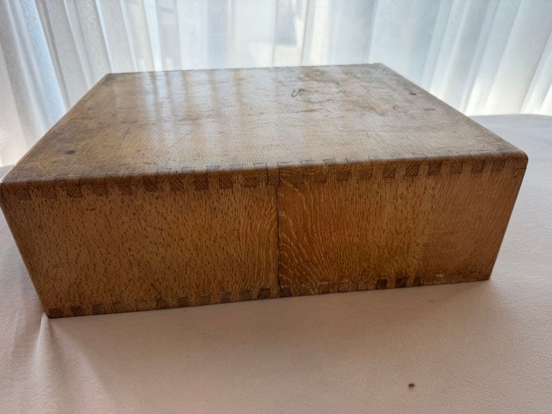 木製アンティーク収納ボックス（2引き出し）