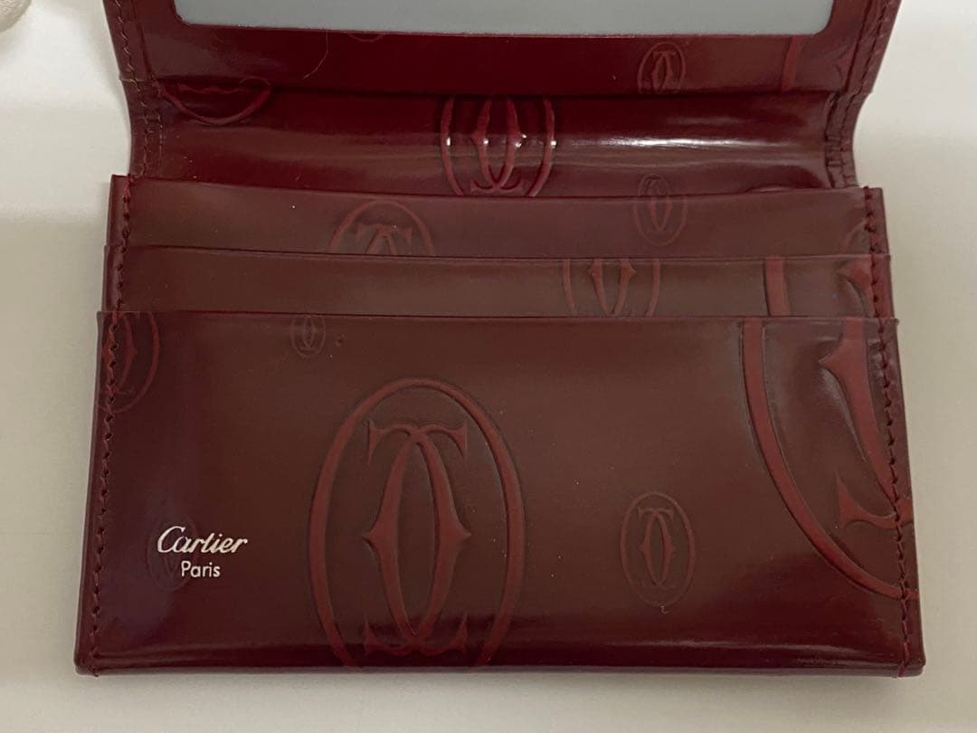 廃盤　カルティエハッピーバースデーライン　名刺・カード入れ