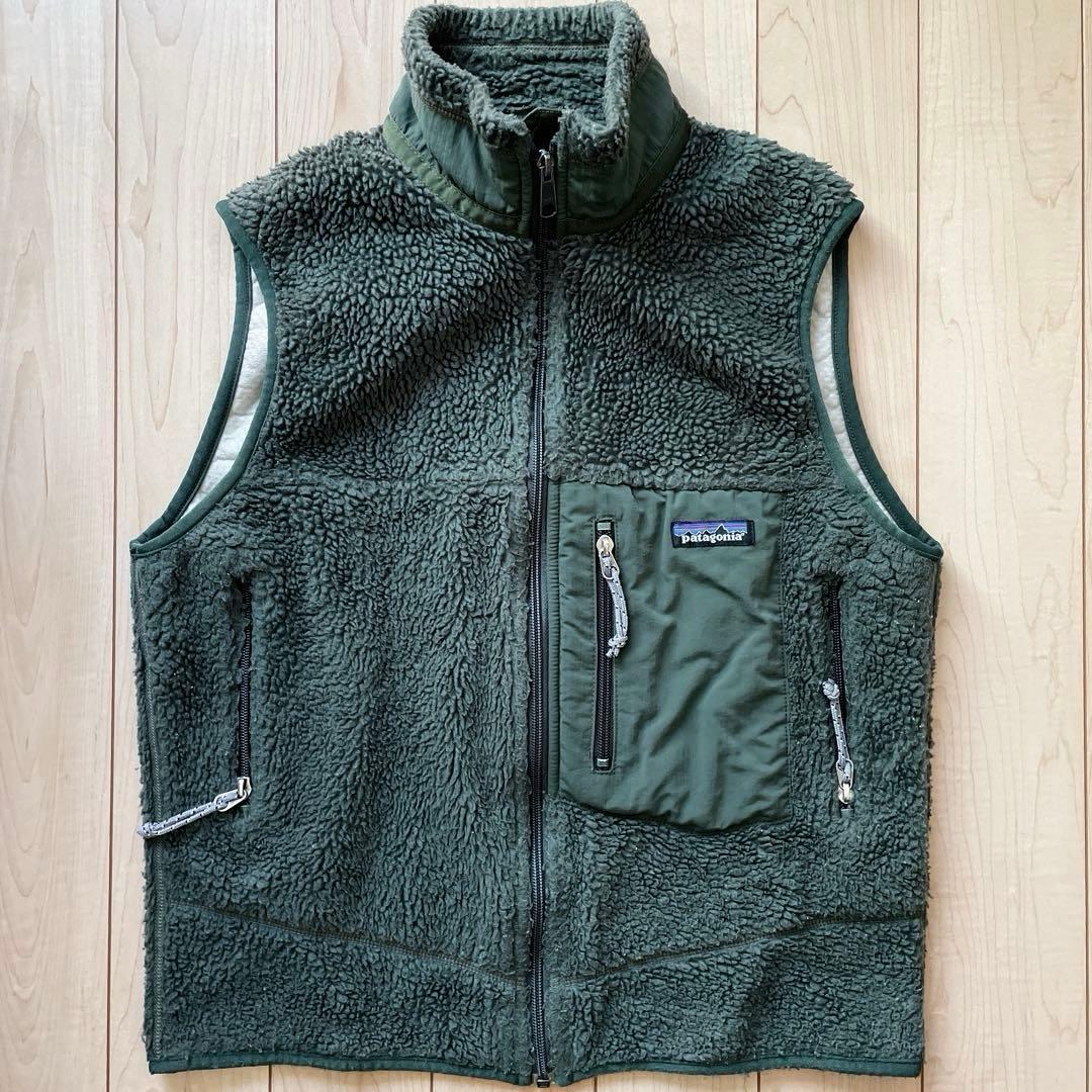 【USA製】◎patagonia クラシックレトロXベスト ハンターグリーン