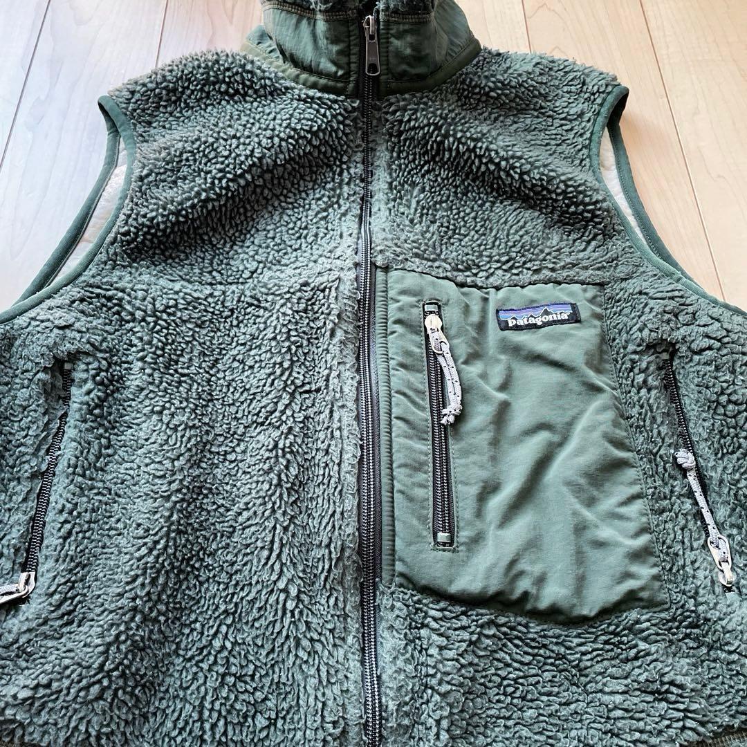 【USA製】◎patagonia クラシックレトロXベスト ハンターグリーン