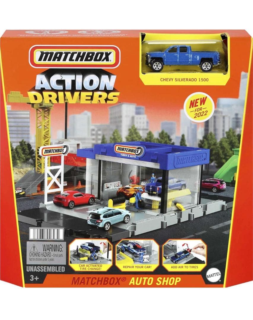 ミニカー MATCHBOX AUTO SHOP CHEVY SILVERADO 1500