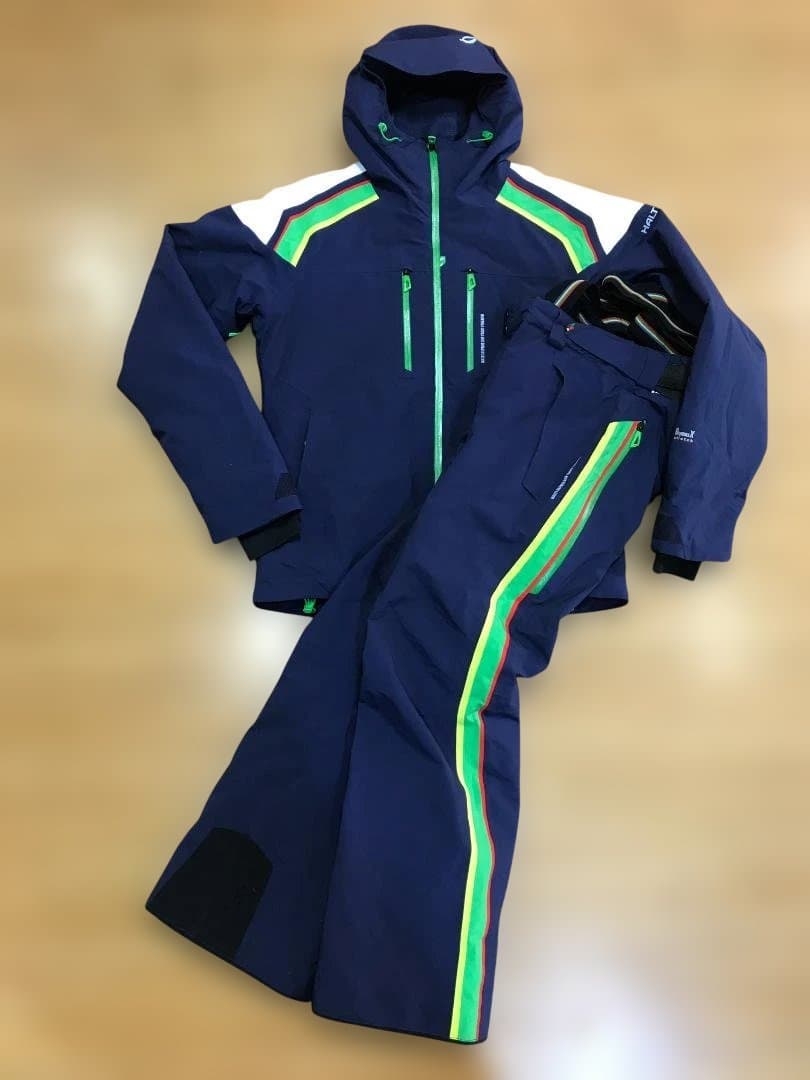 HALTI FINLAND SKITEAM 中綿入りストレッチ上下セットＭサイズ