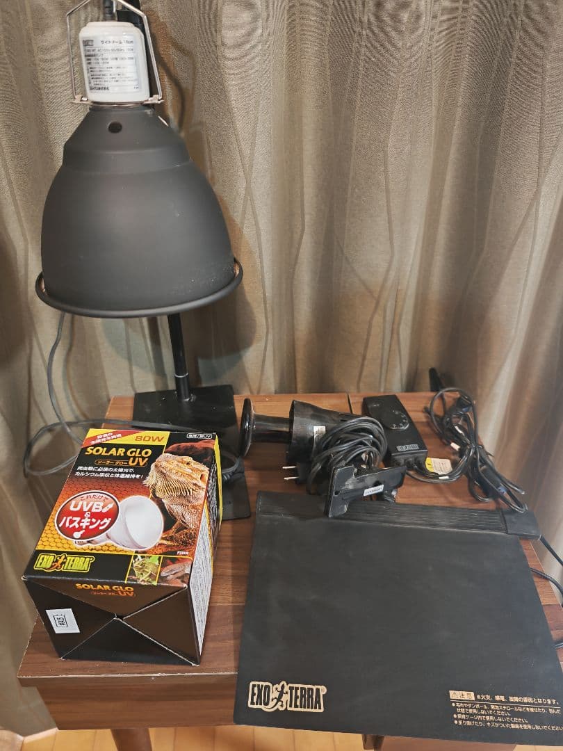 GEX ライトスタンド ライトドーム レプタイルヒート サーモスタット セット