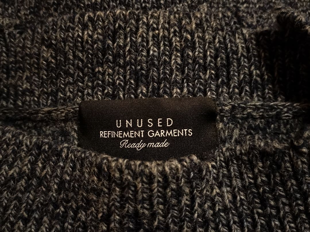 22aw UNUSED アンユーズド ボートネック ニット セーター