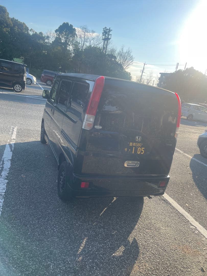 ホンダ バモス　黒 軽バン 2003年式