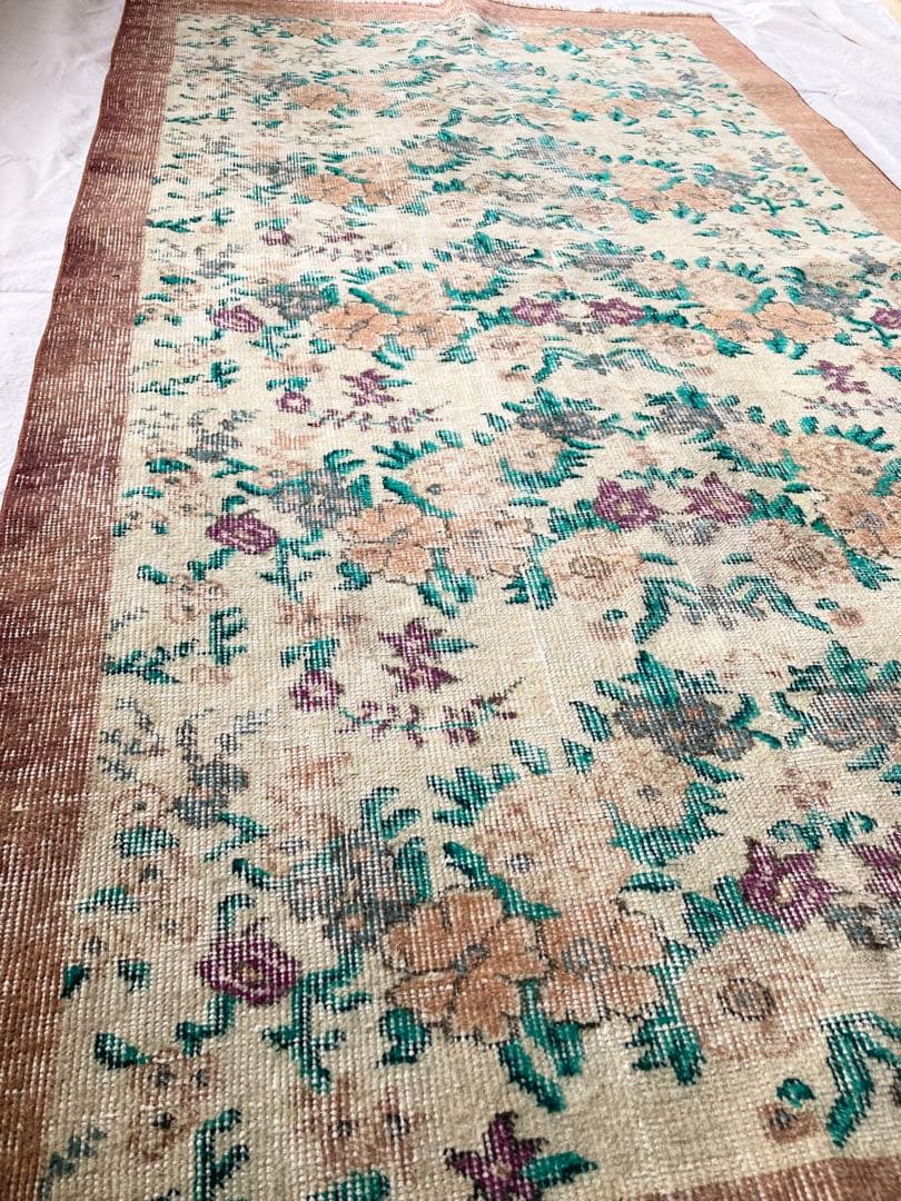 トルコヴィンテージラグ113×206