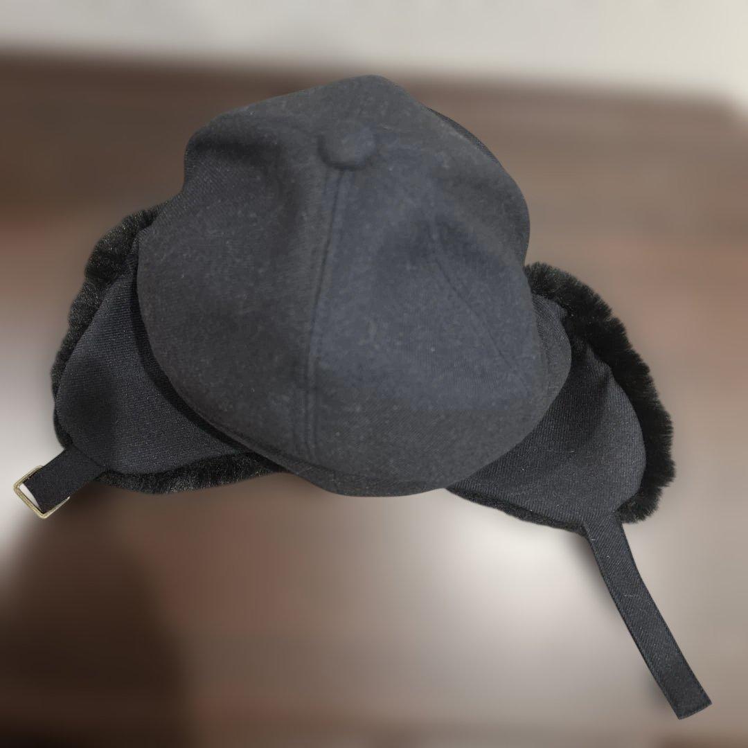 美品MARK & LONA 耳当て付きキャップ　ゴルフキャップ　フリーサイズ