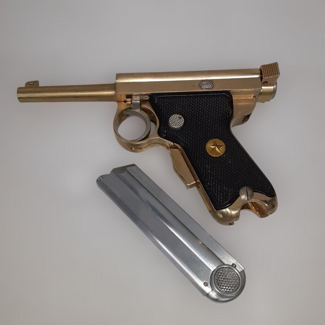 南部式小型自動拳銃 ベビーナンブ 御賜 モデルガン ジャンク　0201-012