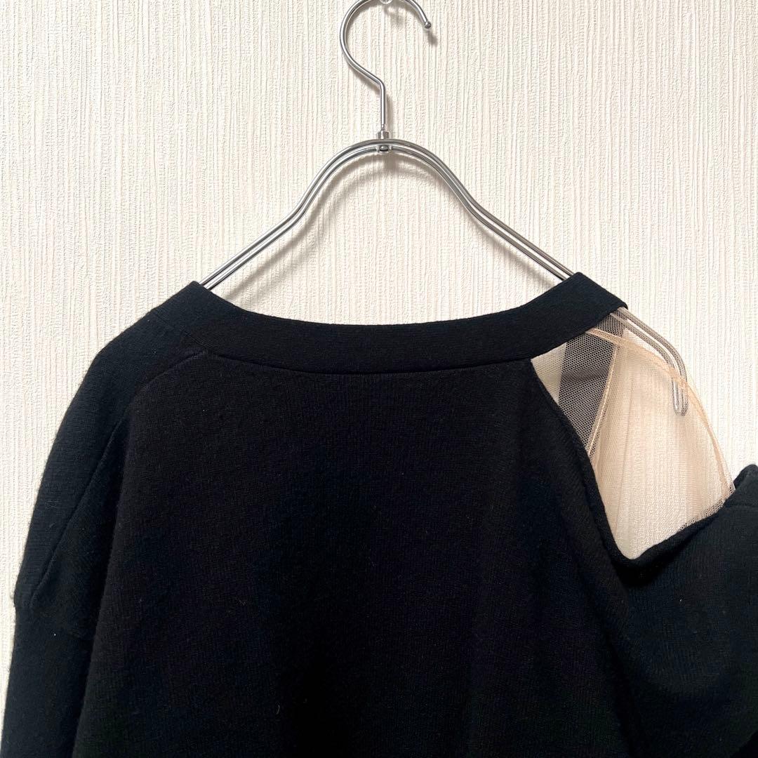 jumkot alexanderwang ショート丈 カーディガンメッシュ