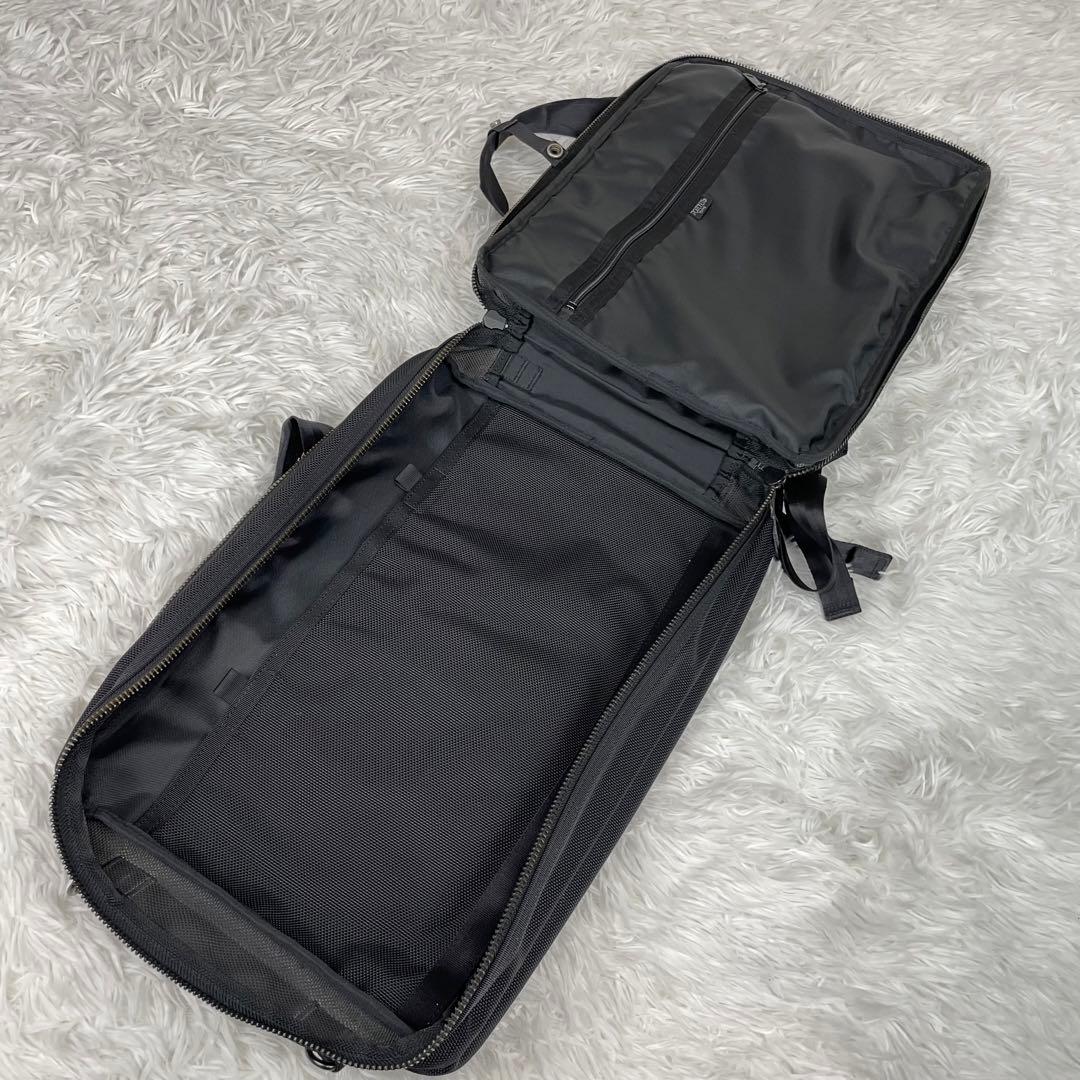 美品✨PORTER✨3WAY✨リュック✨ビジネスバッグ✨HEAT✨2層✨A4✨黒