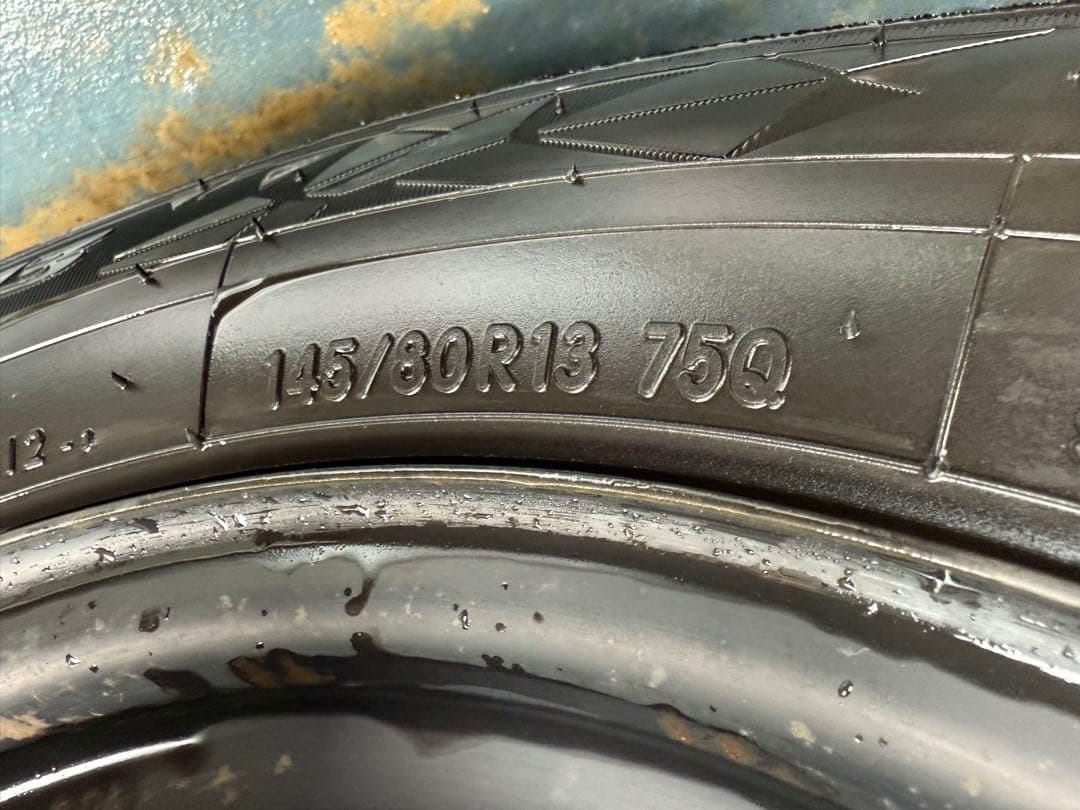 LS/古着TOYOスタッドレス145／80R13 75Qホイールセット深溝