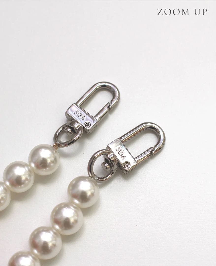 タイムセール　新品未使用　サロンドアルファード　バッグインバッグとパールハンドル