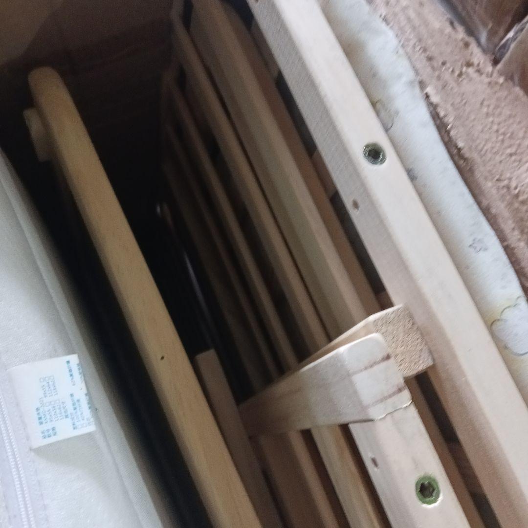 KS3　ZOOBLY　ベビーベッド木製新生児　7点セット付き　ベビーベッド　Y