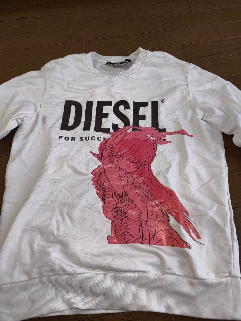 【希少コラボ】DIESEL × JUN INAGAWA スウェット ホワイト