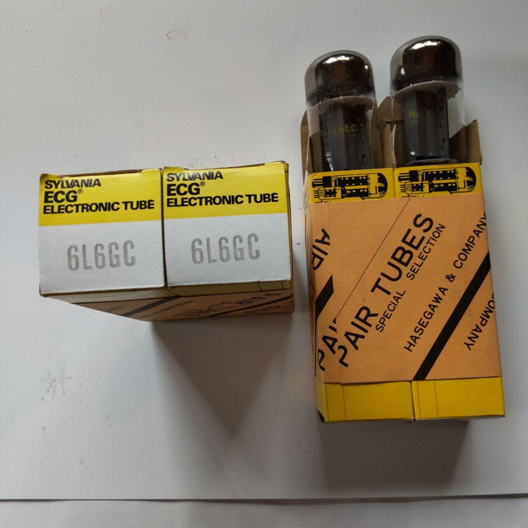 はなこSYLVANIA ECG真空管6L6GCペアチューブ２組４本PP用に