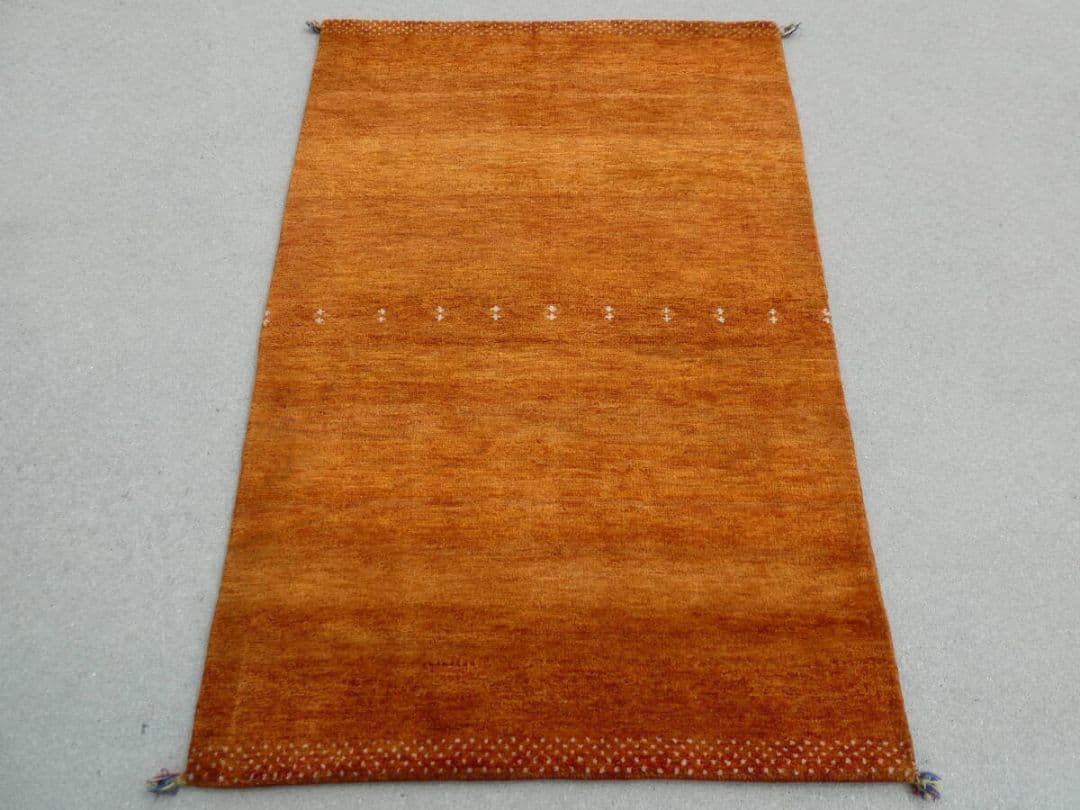 色移りあり　153×102cm　ギャッベ　ペルシャ絨毯　手織り