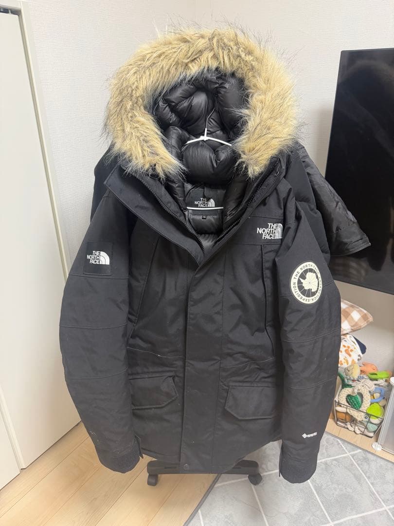 i*n様 ノースフェイス　アンタークティカパーカ ダウン Lサイズ ブラック
