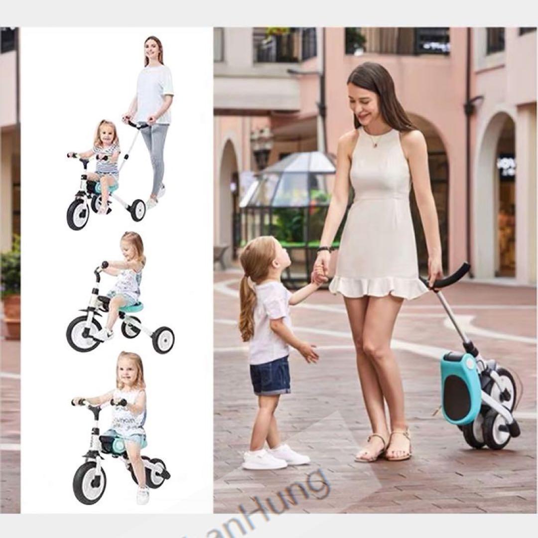 大人気 三輪車 バランスバイク ベビーカー キッズバイク ペダル無し