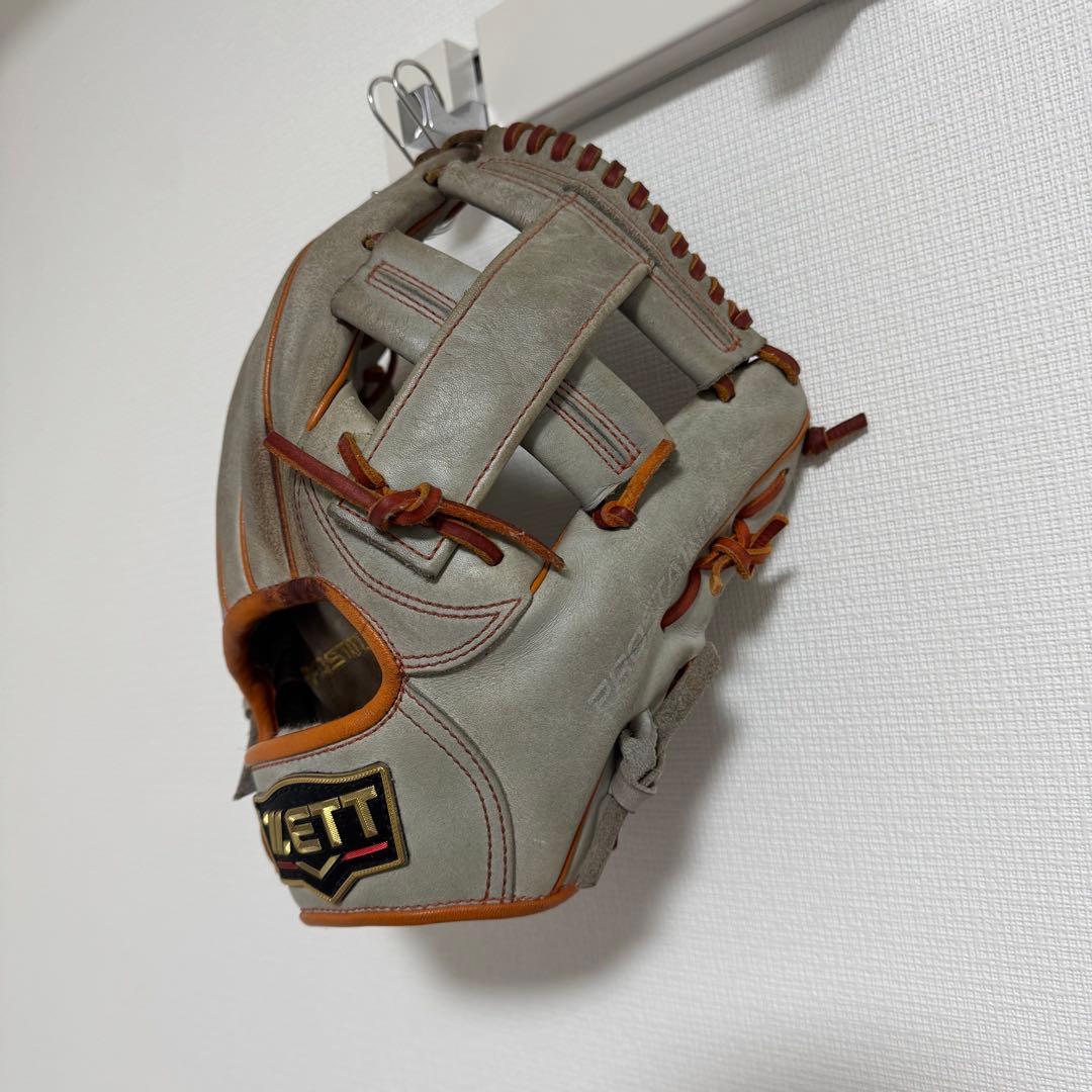 ZETT 軟式グローブ グレー