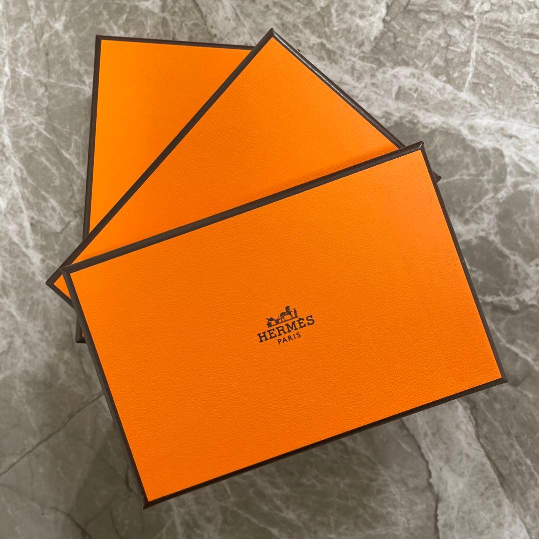 エルメス　箱　3個セット　9cm×13.5cm×2.5cm