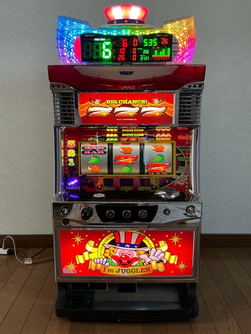 そ*）様 ニューアイムジャグラーEX-C 筐体本体 5号機 メダル不要機付き