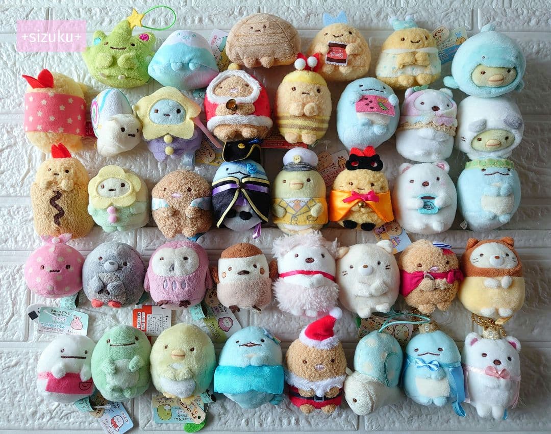 【新品〜美品・38体】すみっコぐらし てのりぬいぐるみ まとめ売り