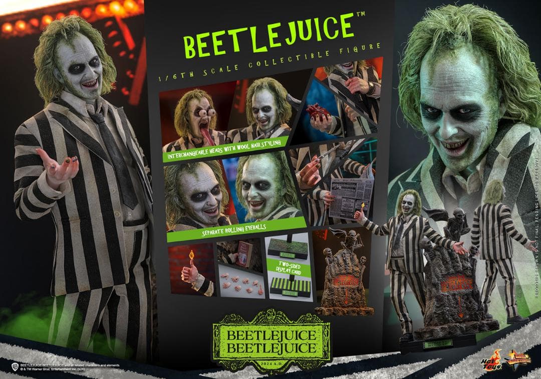 ホットトイズ 1/6 Beetlejuice ビートルジュース MMS767